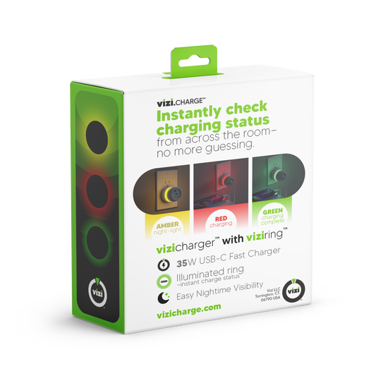 ViziCharge™ USB-C Wall Charger with ViziRing™