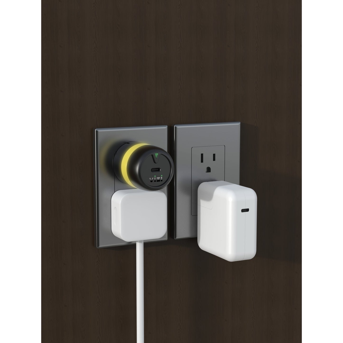 1- ViziCharge™ USB-C Wall Charger with ViziRing™