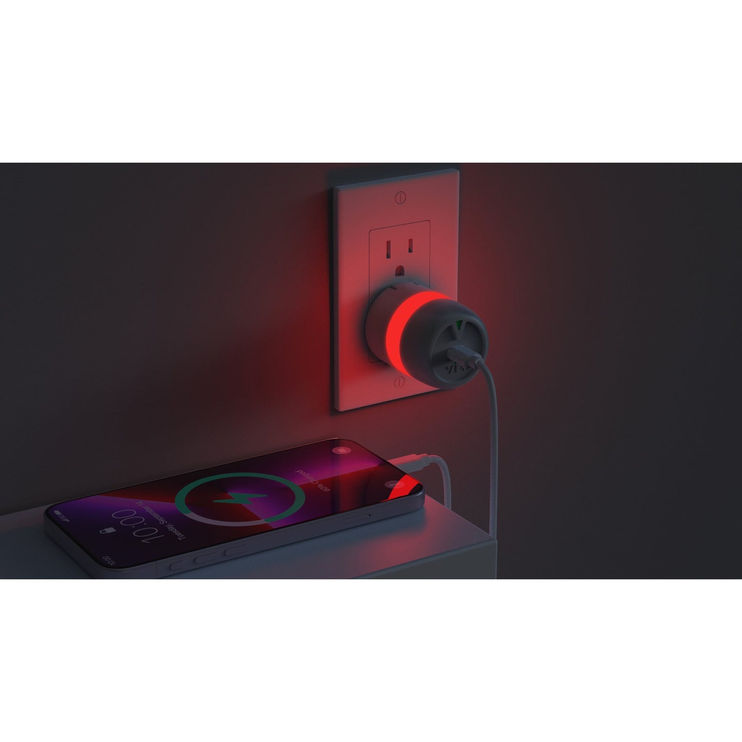 1- ViziCharge™ USB-C Wall Charger with ViziRing™